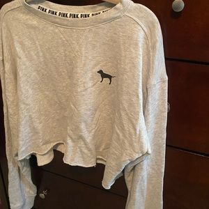 Victoria Secret Pink cropped sweater